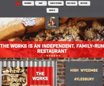 Eatattheworks.co.uk(Eat At The Works) Screenshot