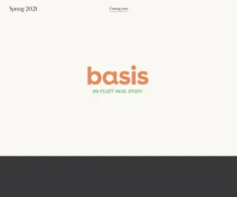 Eatbasis.com(Fall 2021) Screenshot