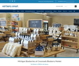 Eatberrysmart.com(Michigan Blueberries) Screenshot