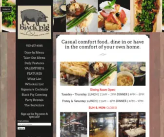 Eatblackpig.com(Black Pig Restaurant) Screenshot