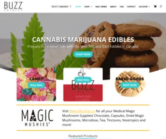 Eatbuzzedibles.ca(Age Verification) Screenshot