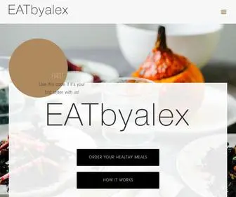 Eatbyalex.com(Homepage) Screenshot