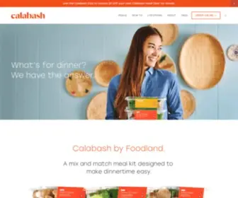 Eatcalabash.com(Meal Kits by Foodland Hawaii) Screenshot