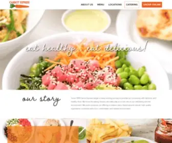 Eatcarrotexpress.com(Carrot Express) Screenshot