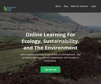Eatcommunity.com(Join the Ecolonomic Action Team (EAT)) Screenshot