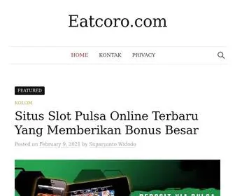 Eatcoro.com(Eatcoro) Screenshot