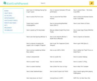 Eatcraftparent.com(Eat Craft Parent) Screenshot