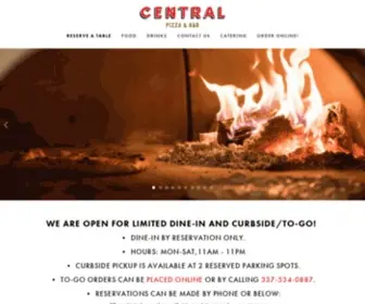 Eatdrinkcentral.com(CENTRAL Pizza & Bar) Screenshot