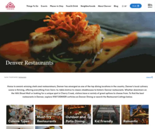 Eatdrinkdenver.com(Best Denver Local Restaurants) Screenshot