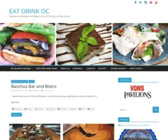 Eatdrinkoc.com(EAT DRINK OC) Screenshot