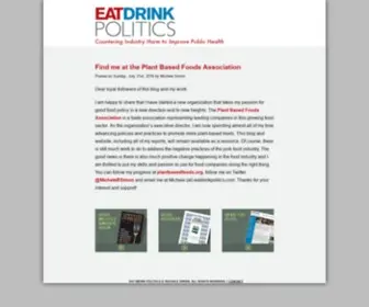 Eatdrinkpolitics.com(Eat Drink Politics) Screenshot