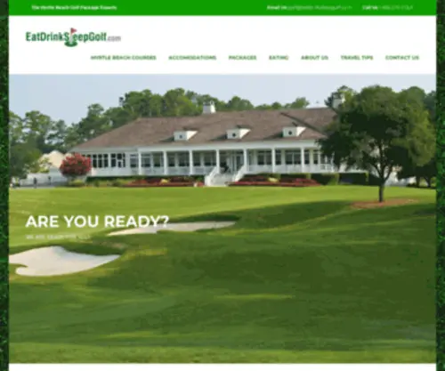 Eatdrinksleepgolf.com(Myrtle Beach Golf Packages) Screenshot