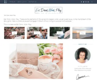 Eatdrinkworkplay.com(Lifestyle Blog) Screenshot