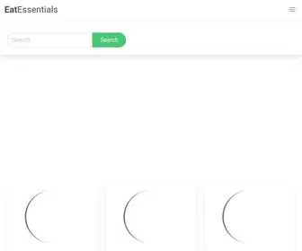 Eatessentials.com(Health, Nutrition, Weight Loss & Recipes) Screenshot