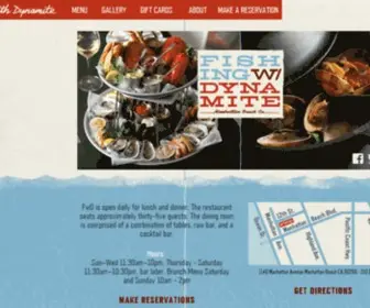 Eatfwd.com(Seafood Restaurant & Oyster Bar in Manhattan Beach) Screenshot