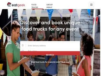 Eatgeek.com(Catering Delivered from Any Restaurant) Screenshot