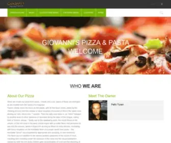 Eatgiovannis.com(Giovannis Pizza and Pasta) Screenshot