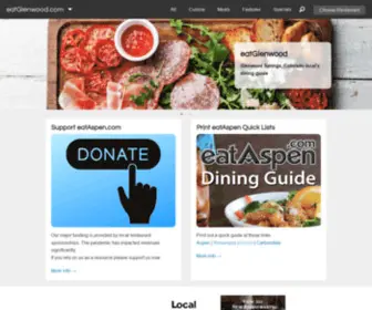 Eatglenwood.com(Glenwood Springs's Dining Guide) Screenshot