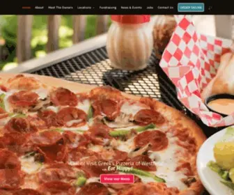 Eatgreeks.com(Greek's Pizzeria) Screenshot