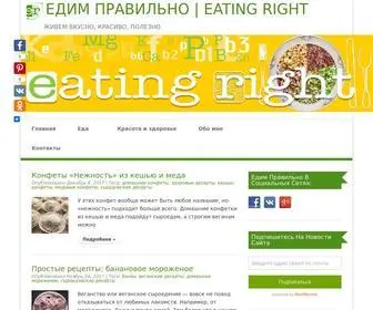 Eating-Right.eu Screenshot