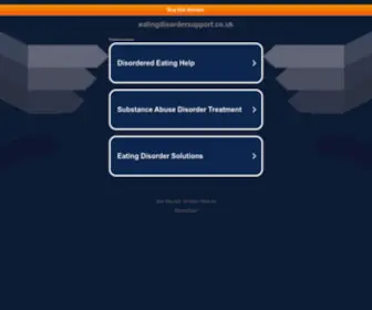 Eatingdisordersupport.co.uk(Eating disorder support) Screenshot