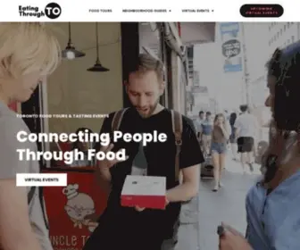 Eatingthroughto.com(Best Toronto Food Tours with Local Foodies) Screenshot