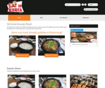 Eatinkorea.com(Eatinkorea) Screenshot