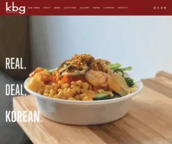 Eatkbg.com(KBG Korean BBQ & Grill) Screenshot