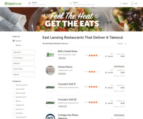 Eatlansing.com(East Lansing MI) Screenshot