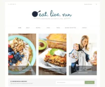 Eatliverun.com(Eat, Live, Run) Screenshot