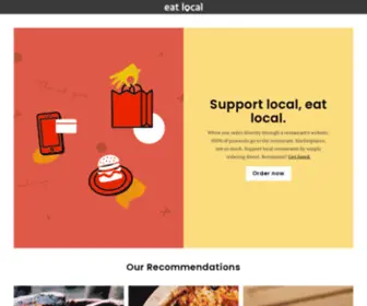 Eatlocalrestaurants.com(My Homepage) Screenshot