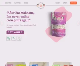 Eatmakhana.com(Eat Makhana) Screenshot