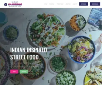 Eatnaansense.com(Delicious Indian inspired street food. Naansense Catering) Screenshot