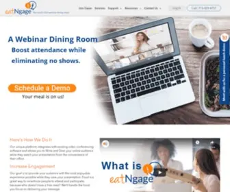 Eatngage.com(Real-Time Engagement Booster for Virtual Meetings & Events) Screenshot