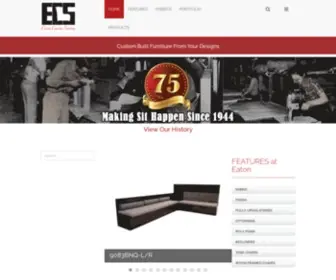 Eatonseating.com(Custom Built Furniture From Your Designs & Samples... Extraordinary Experiences In Seating) Screenshot