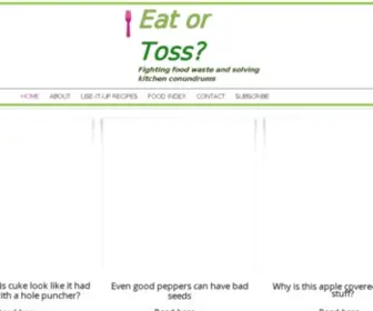 Eatortoss.com(Eatortoss) Screenshot
