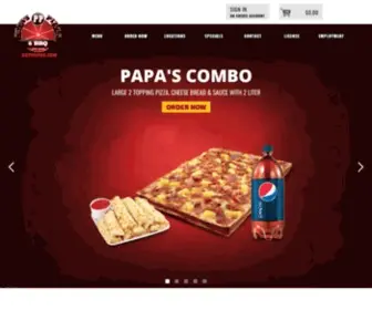 Eatpapas.com(Wings) Screenshot