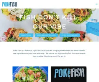 Eatpokefish.com(Poke Fish) Screenshot