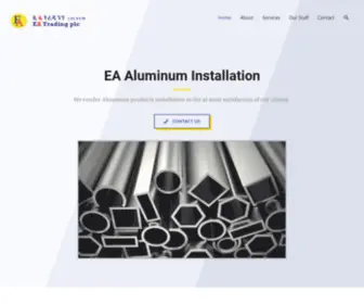 Eatradingplc.com(Delivering quality aluminium works) Screenshot