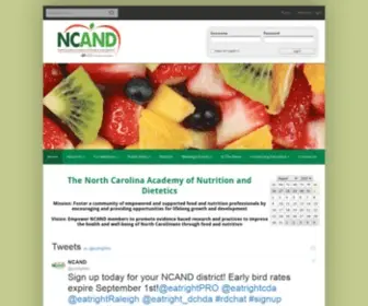 Eatrightnc.org(Eatrightnc) Screenshot