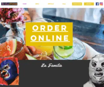 Eatrosa.com(Modern Mexican Kitchen) Screenshot