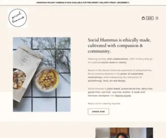 Eatsocialhummus.com(Social Hummus) Screenshot