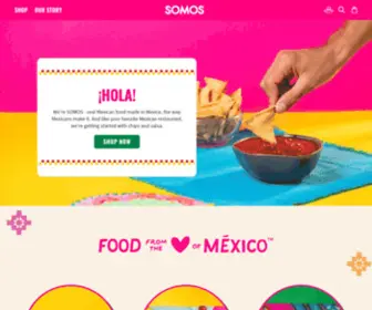 Eatsomos.com(SOMOS Foods) Screenshot
