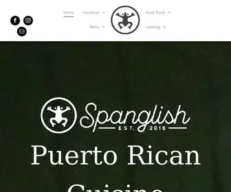 Eatspanglish.com(Puerto Rican Restaurant) Screenshot