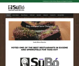 Eatsubo.com(Subo Sushi Burritos) Screenshot