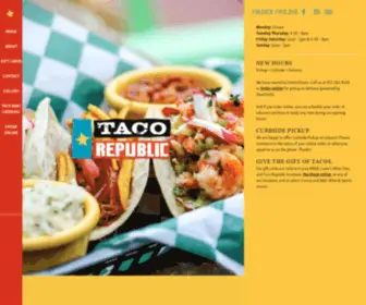 Eattacorepublic.com(Taco Republic) Screenshot