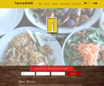 Eattamarindthai.com(Tamarind Thai) Screenshot