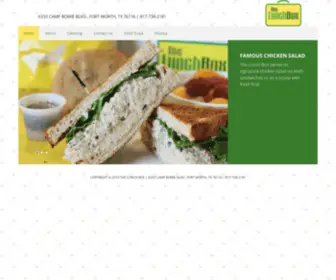 Eatthelunchbox.com(Serving Fort Worth's favorite lunch since 1974) Screenshot