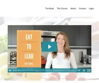 Eattolead.com(Gain a Leadership Edge with Healthy Food) Screenshot