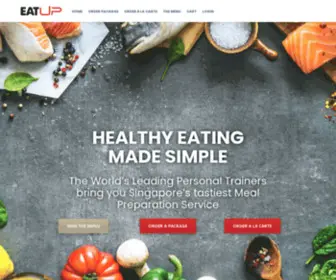 Eatupsingapore.com(Healthy Food Delivery and Meal Preparation Singapore) Screenshot